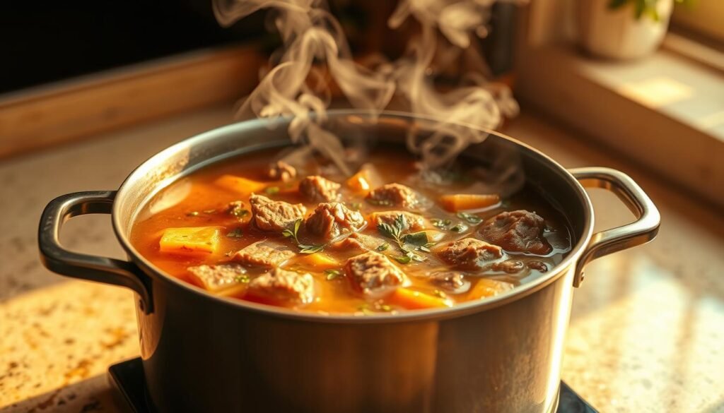 Beef Stew Broth Preparation Beef Stew Broth Preparation