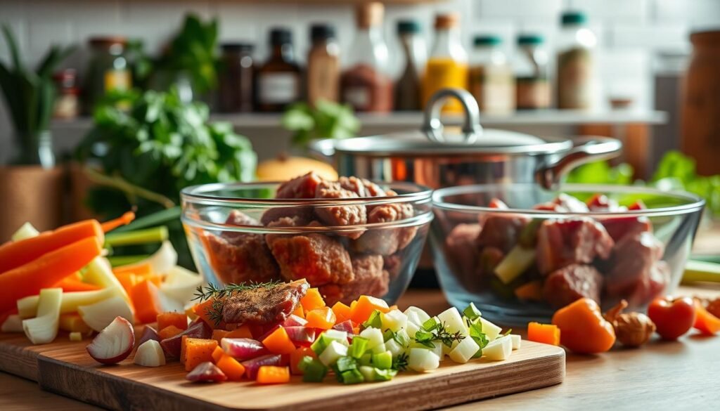 Beef Stew Ingredient Preparation Beef Stew Ingredient Preparation
