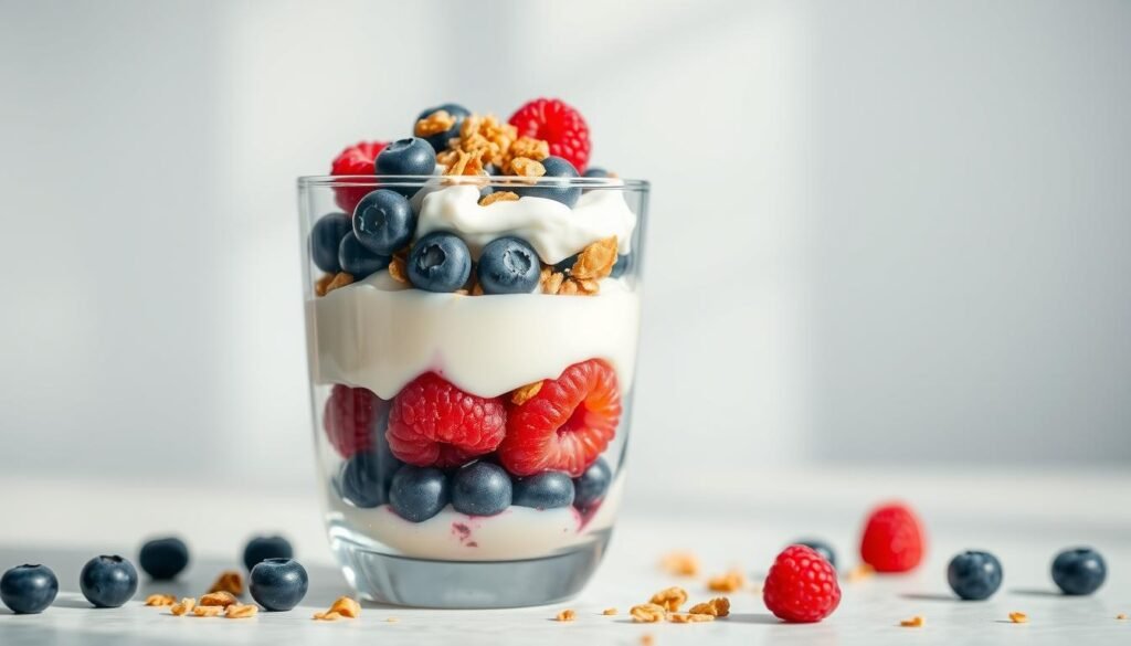 Greek Yogurt Parfait Low-Calorie Breakfast Greek Yogurt Parfait Low-Calorie Breakfast
