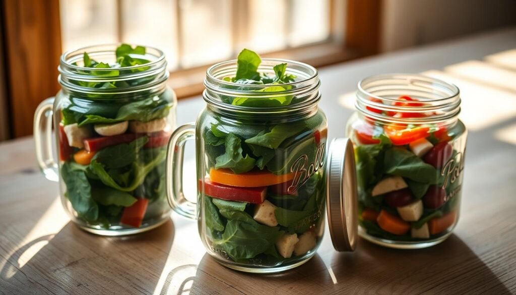 Mason Jar Salad Meal Prep Lunches Mason Jar Salad Meal Prep Lunches