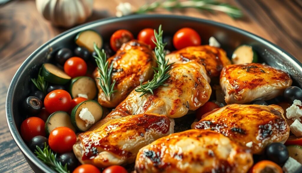 Mediterranean one-pan chicken recipe Mediterranean one-pan chicken recipe