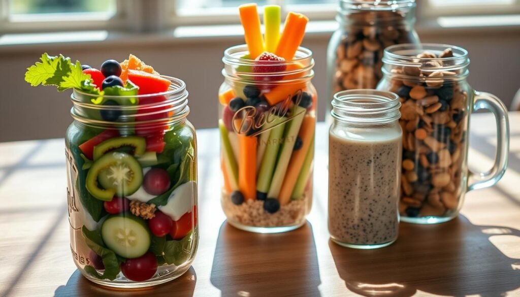 No-cook lunch ideas in mason jars No-cook lunch ideas in mason jars