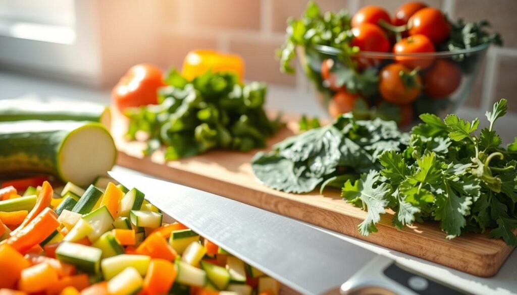 Quick Vegetable Preparation for Healthy Dinner