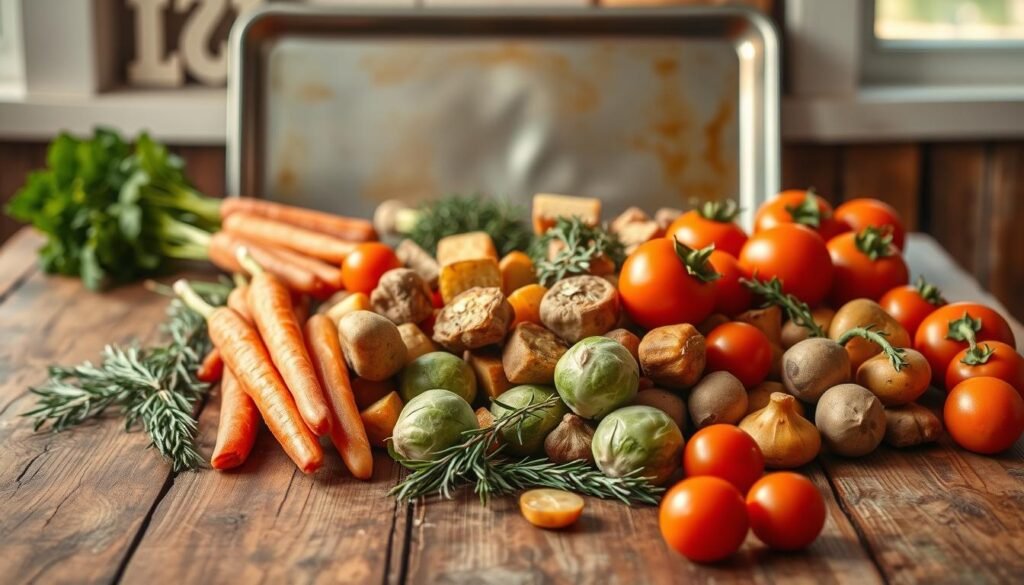 Seasonal Sheet Pan Dinner Ingredients Seasonal Sheet Pan Dinner Ingredients
