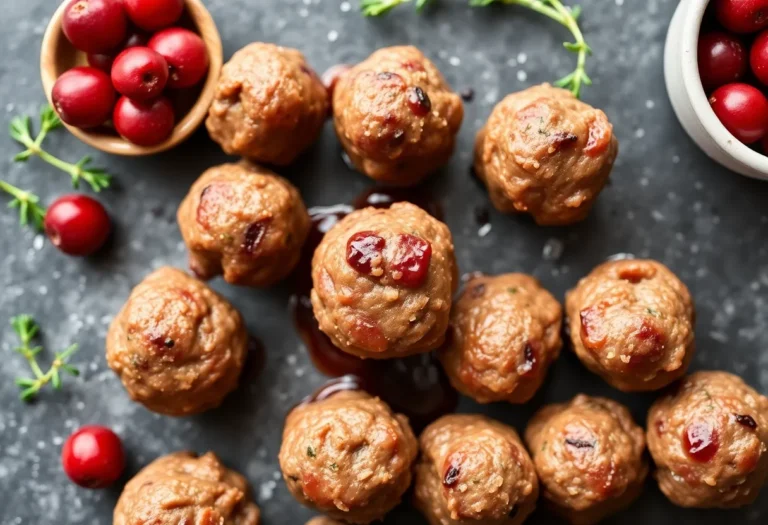 Mini Cranberry Meatballs: The Bite-Sized Party Hero You Need
