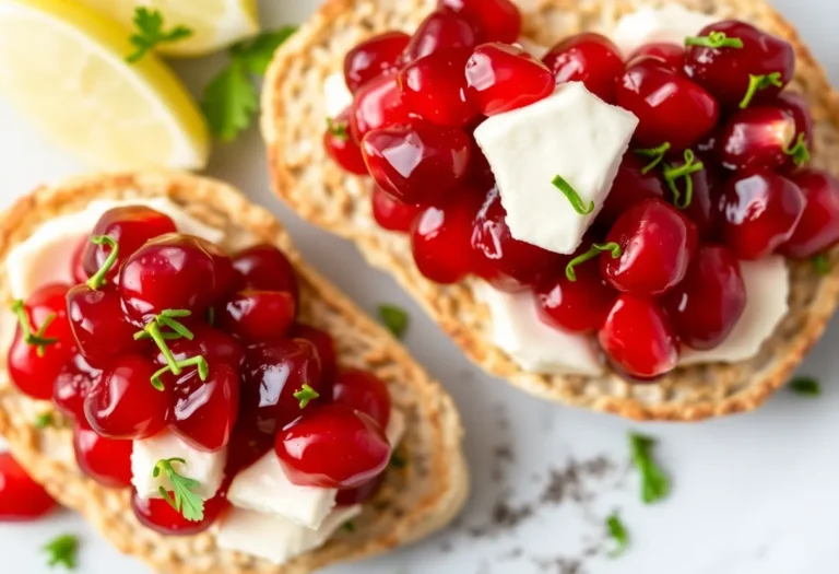 Pomegranate & Brie Crostini: The Appetizer That Steals the Show