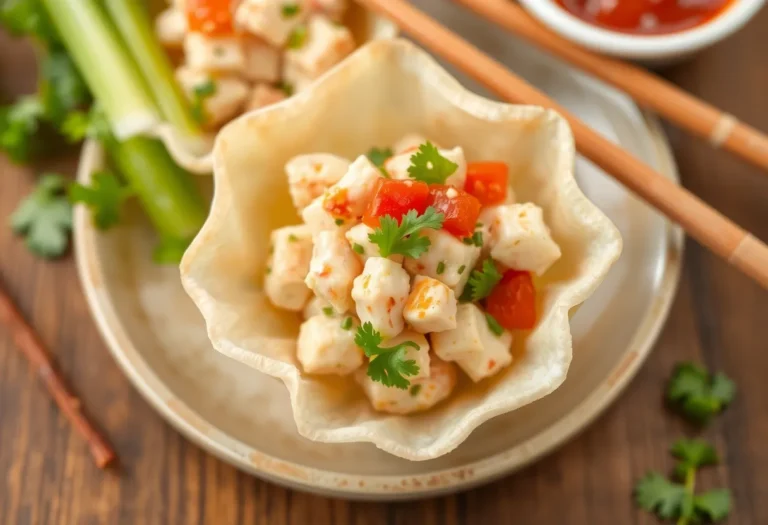 Spicy Crab Salad Wonton Cups: The Bite-Sized Party Bomb You Need