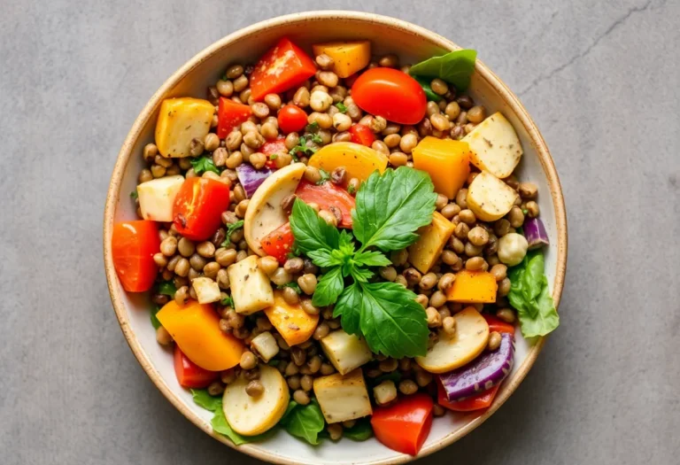 Roasted Veggie & Lentil Salad: The Meal You Didn’t Know You Needed