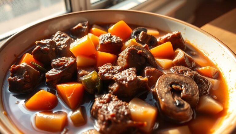 Beef Stew Recipe with Mushrooms