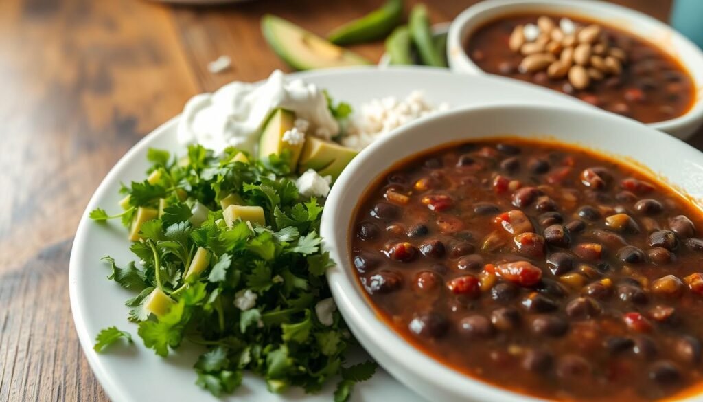Black Bean Soup Garnishes Black Bean Soup Garnishes