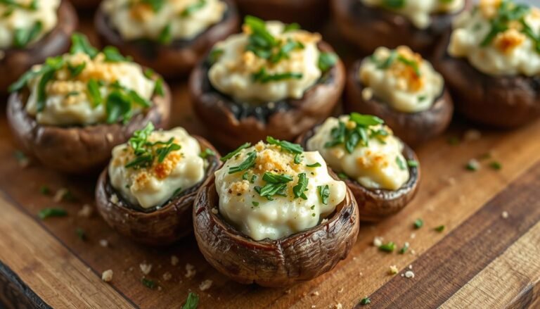 Boursin Stuffed Mushrooms