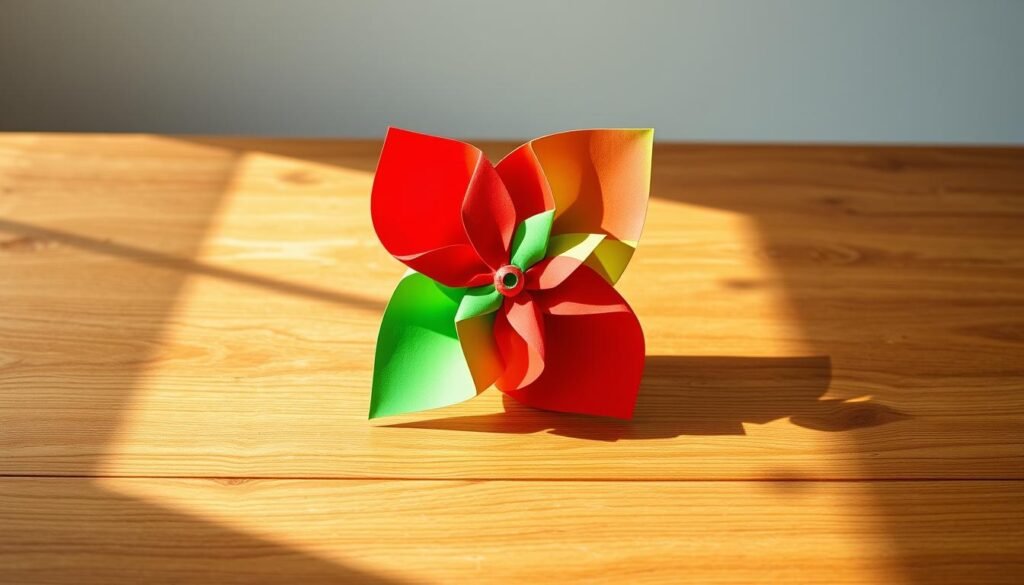 DIY Red and Green Pinwheel Craft DIY Red and Green Pinwheel Craft