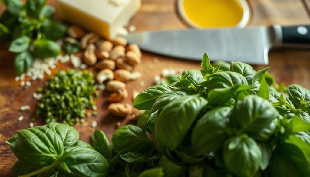 Fresh Basil Pesto Ingredients Fresh Basil Pesto Ingredients