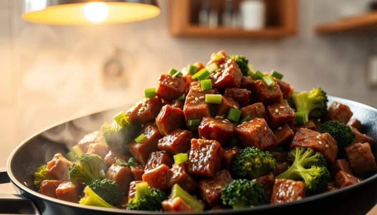 Ground Beef and Broccoli Stir-Fry