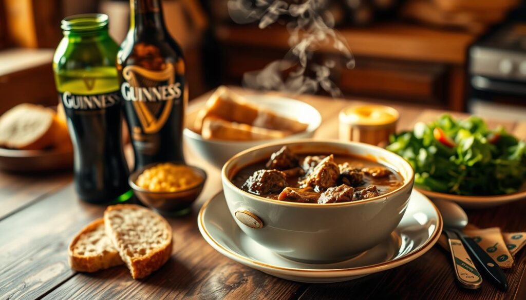 Guinness beef stew serving suggestions