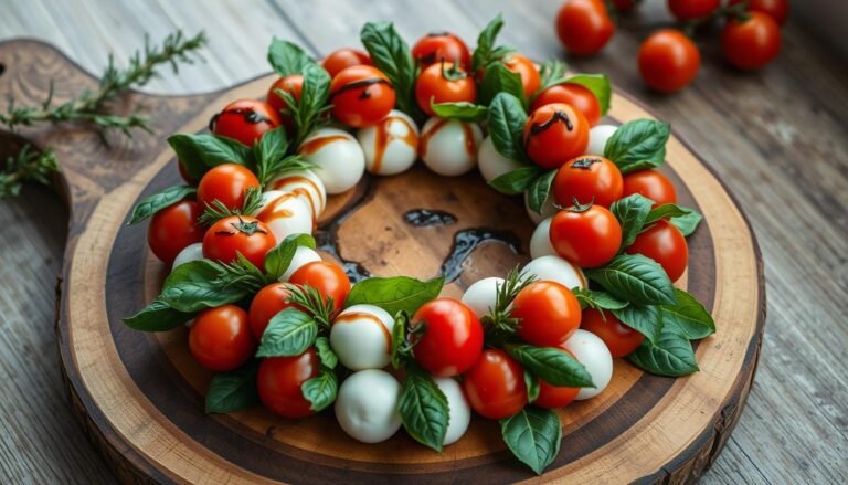 Holiday Caprese Wreath