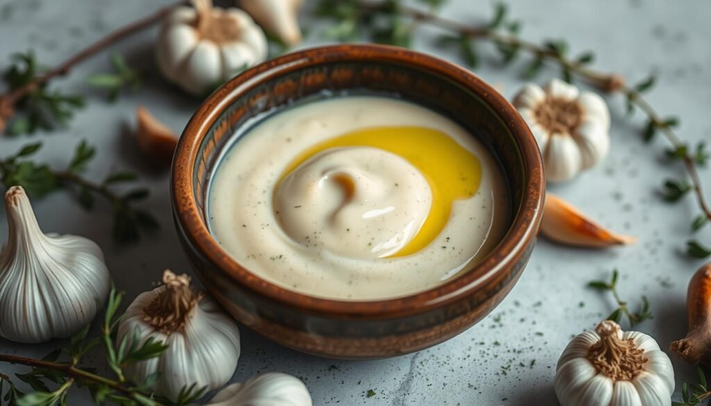 Homemade Mediterranean Garlic Sauce Homemade Mediterranean Garlic Sauce