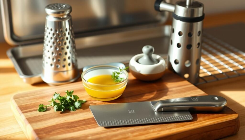 Kitchen Tools for Crostini Preparation Kitchen Tools for Crostini Preparation