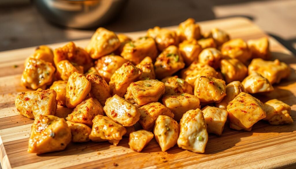 Marinated Chicken Tikka Preparation Marinated Chicken Tikka Preparation