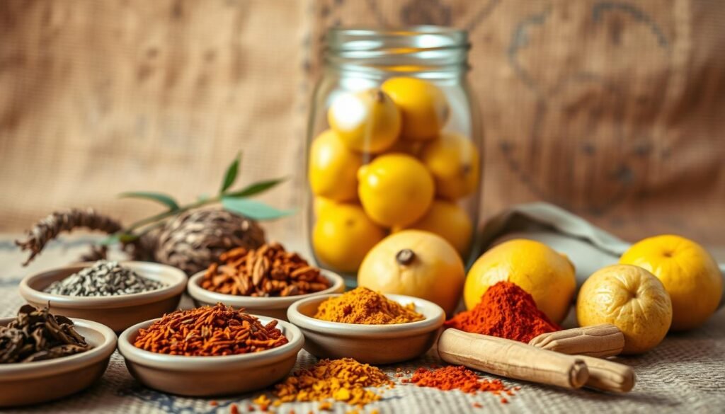 Moroccan Spices and Preserved Lemons Moroccan Spices and Preserved Lemons