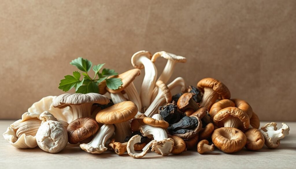 Mushroom Varieties for Vegetarian Pho Recipe Mushroom Varieties for Vegetarian Pho Recipe