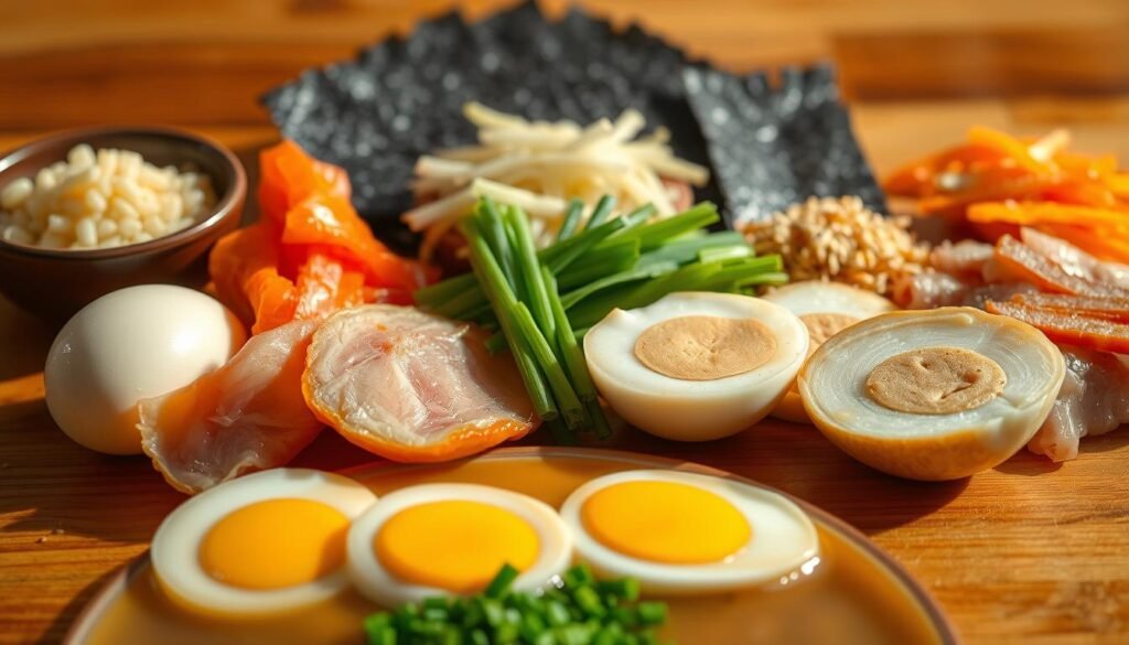 Ramen Toppings Variety Ramen Toppings Variety