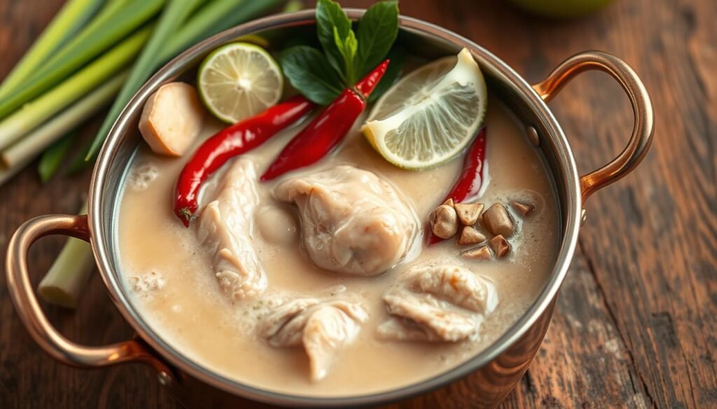 Thai coconut soup ingredients Thai coconut soup ingredients