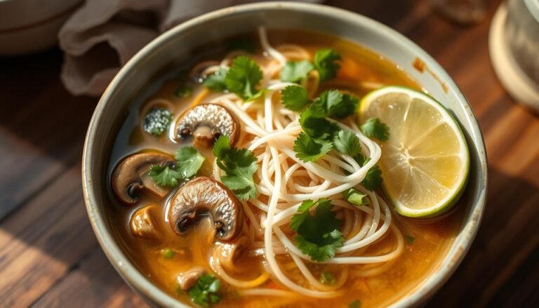 Vegan Pho with Mushrooms