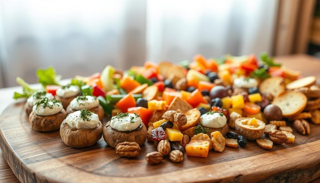 Vegetarian Party Snacks Platter Vegetarian Party Snacks Platter