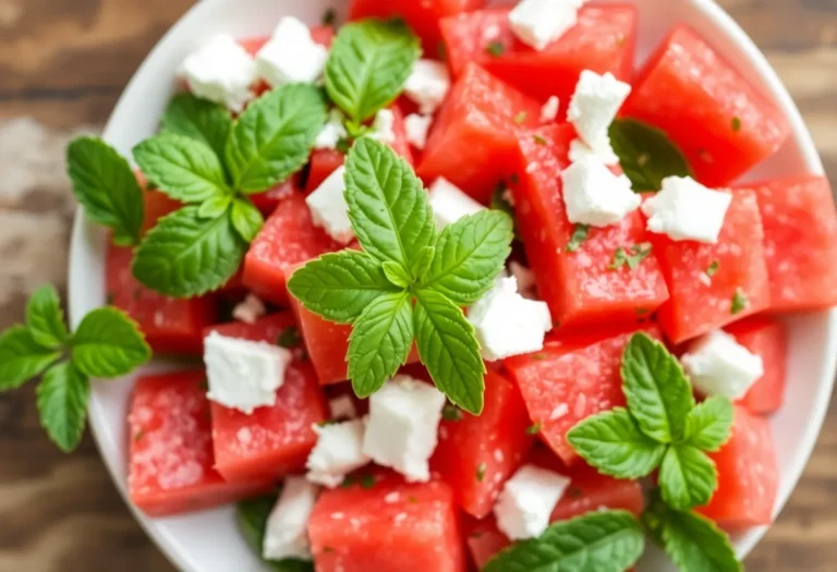 Watermelon Feta Mint Salad: The Summer Bomb You Didn’t Know You Needed