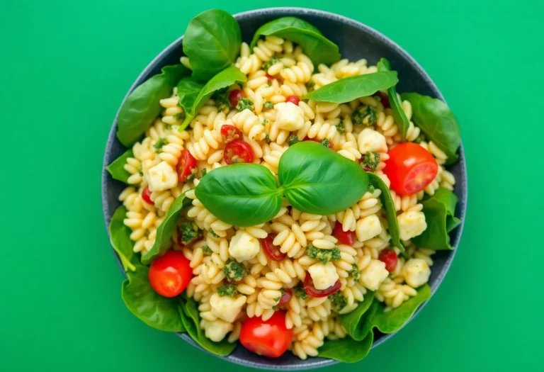 Cold Pesto Orzo Salad with Spinach: The No-Sweat Summer Superfood