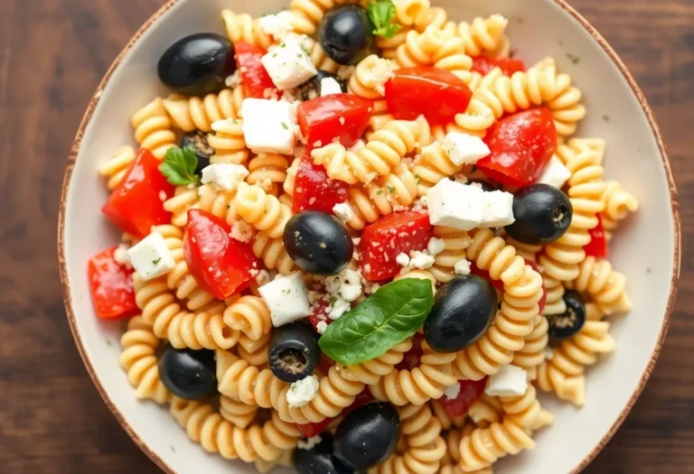 Cold Greek Pasta Salad with Olives: The Ultimate Summer Flex