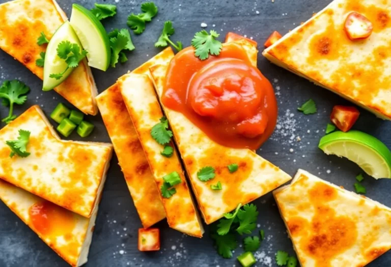 Tex-Mex Quesadilla Wedges Appetizer Recipe