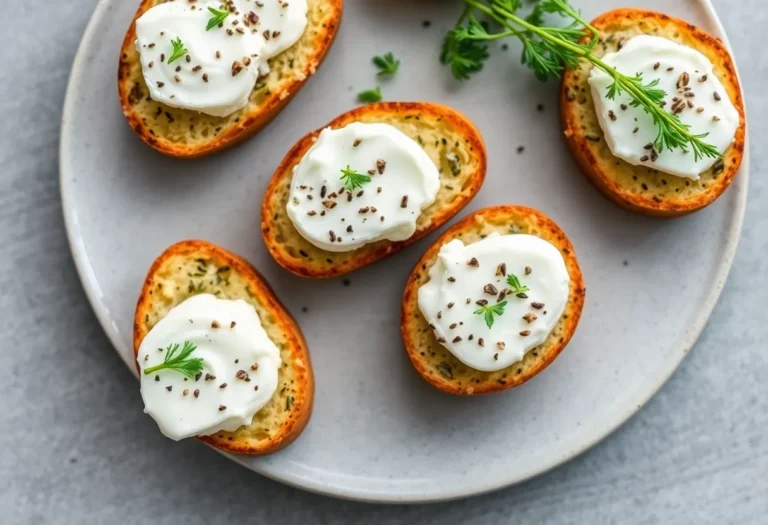 Herbed Goat Cheese Crostini: The Appetizer That Actually Impresses