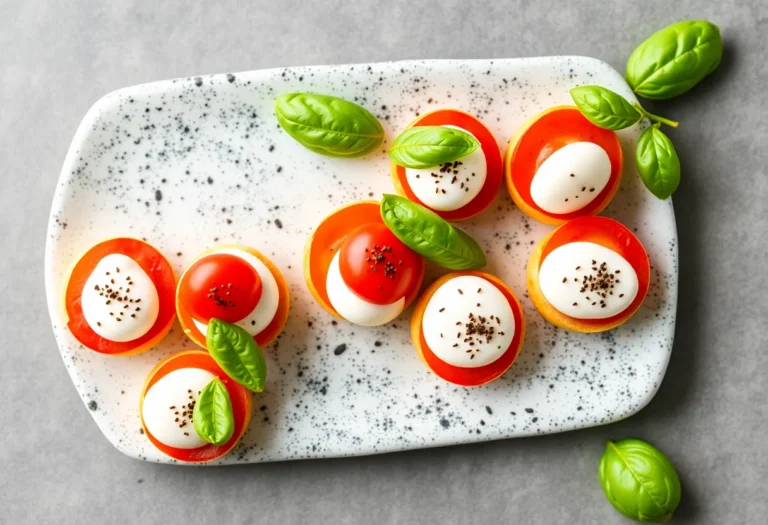 Easy Caprese Salad Bites Appetizer