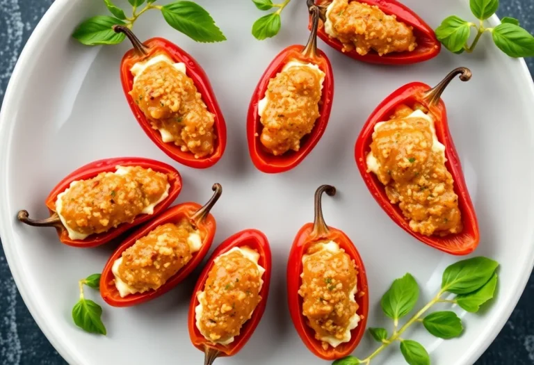 Stuffed Peppadews with Boursin: The Bite-Sized Party Hero