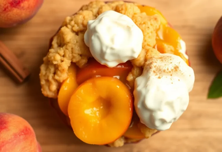 Peach Cobbler with Cinnamon Crust: The Dessert That’ll Make You Forget Your Problems