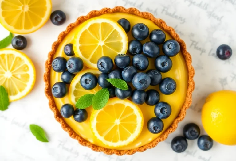 Lemon Blueberry Tart: The Dessert That’ll Make You Forget Your Problems