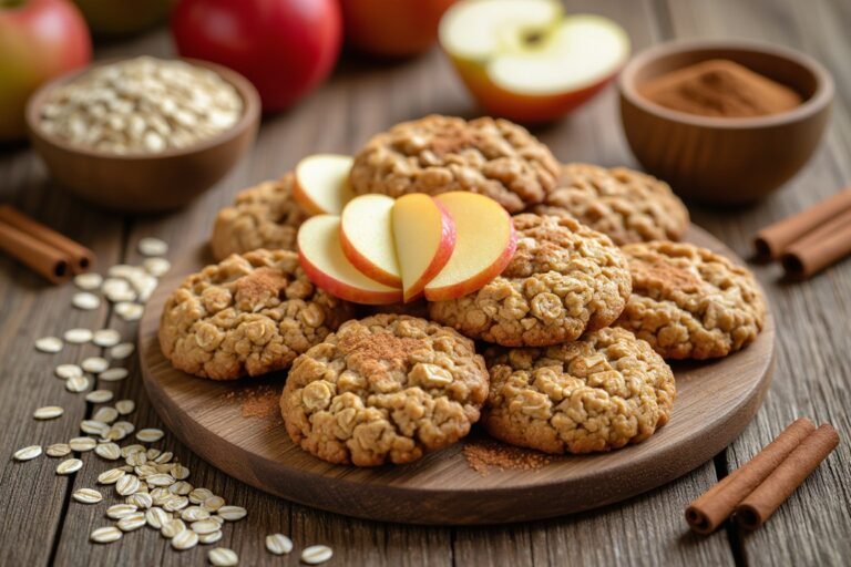 Apple Cinnamon Oatmeal Cookies