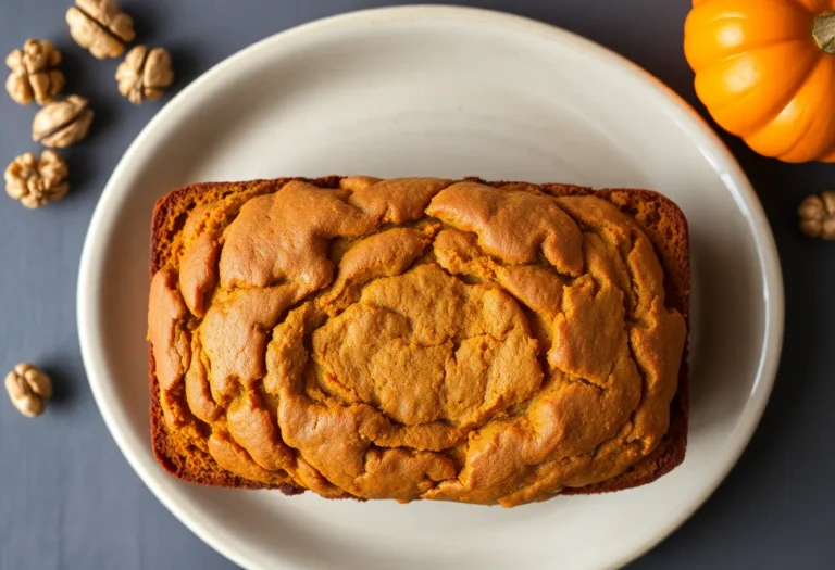 Pumpkin Bread with Walnuts