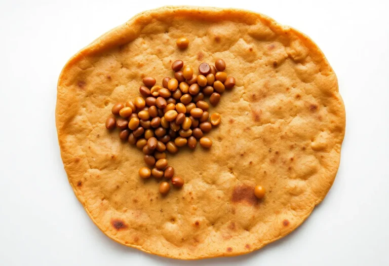 Ethiopian Injera with Lentils