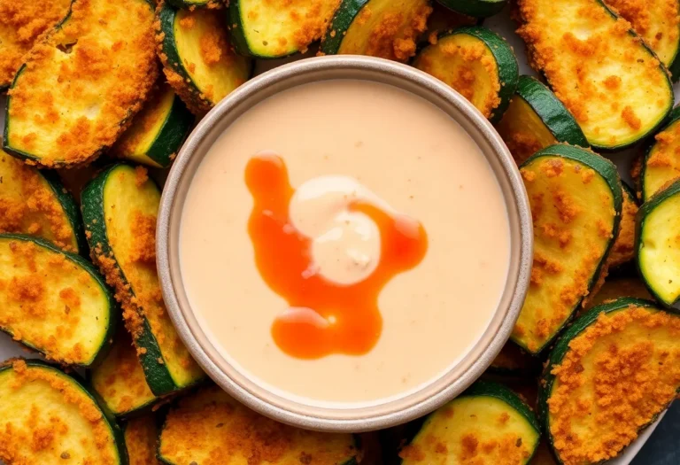 Crunchy, baked zucchini fries