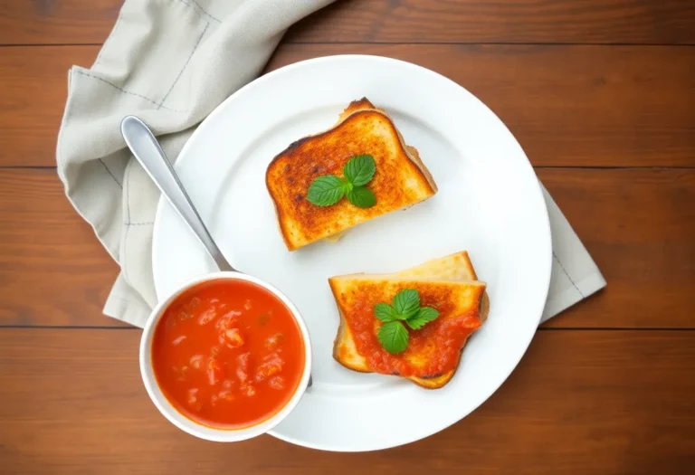 Grilled Cheese and Tomato Soup