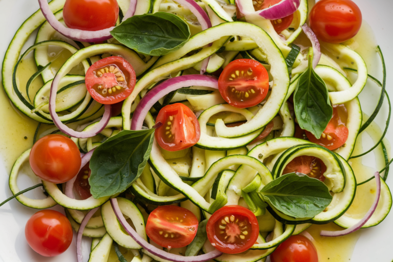 Zucchini Ribbon Lemon Salad: The 7-Minute Side That Makes You Look Like a Culinary Genius