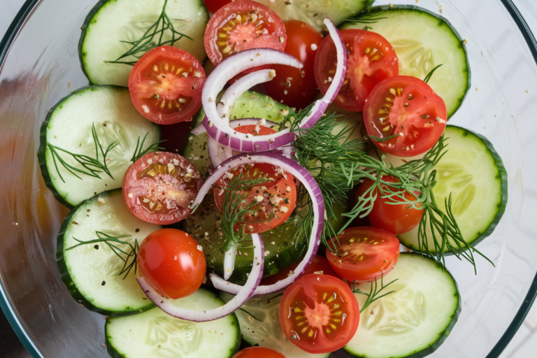 Cucumber Tomato Salad That Slaps: Crunchy, Juicy, 10-Minute Summer Flex