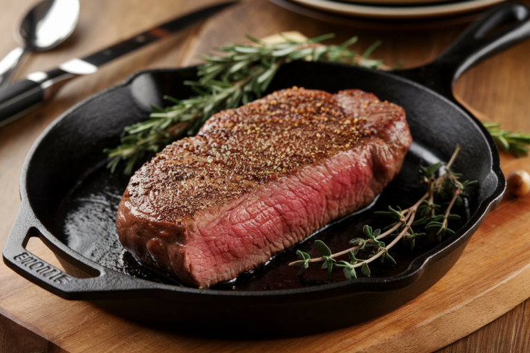 Black Pepper-Crusted New York Strip That Hits Like a Steakhouse Uppercut (Without the $80 Tab)