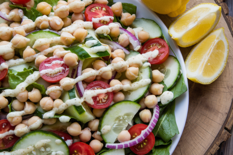 Lemony Chickpea & Cucumber Salad That Slaps: Bright, Crunchy, 10-Minute Energy Fuel
