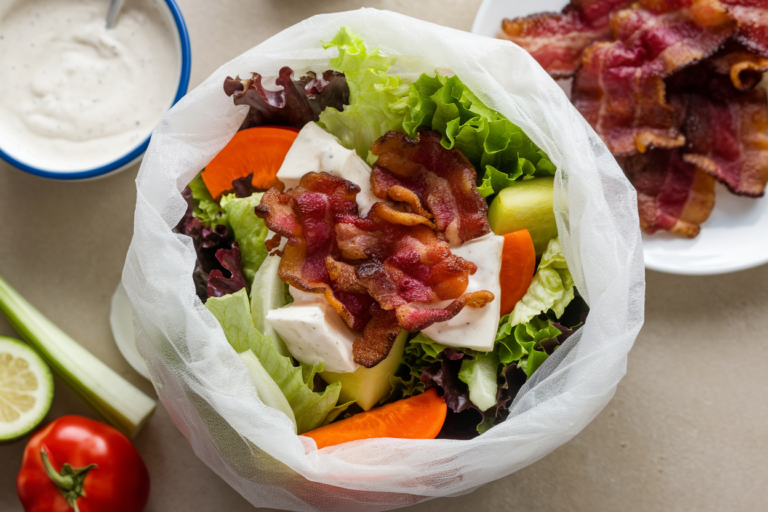 Bagged Salad Glow-Up with Ranch and Bacon: The 10-Minute Upgrade Your Dinner’s Been Begging For