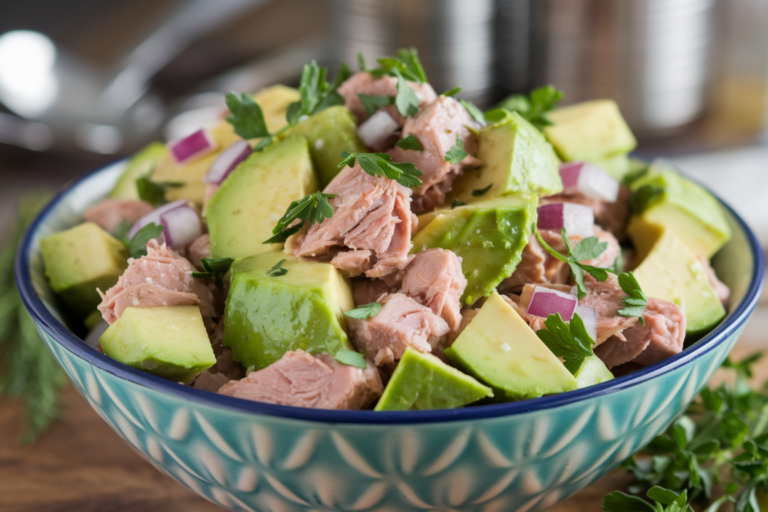 No-Cook Tuna Avocado Salad That Slaps: 7 Minutes, 1 Bowl, Zero Excuses