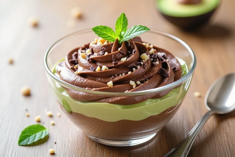 Vegan Chocolate Avocado Mousse